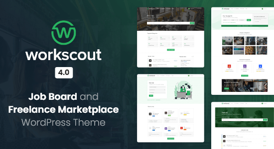 WorkScout - Job Board & Freelance Marketplace WordPress Theme