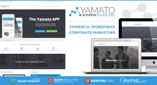 YAMATO - Chủ đề Wordpress Tiếp thị Doanh nghiệp