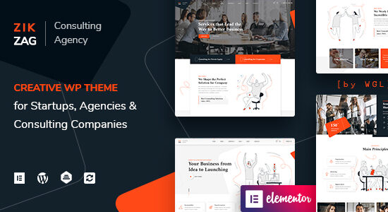ZikZag - Chủ đề WordPress cho công ty tư vấn & đại lý
