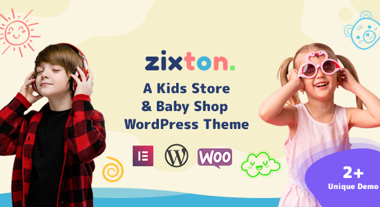 Zixton - Chủ đề WooCommerce thời trang trẻ em