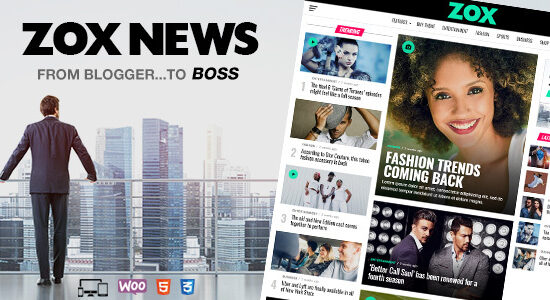 Zox News - Professional WordPress News & Magazine Theme