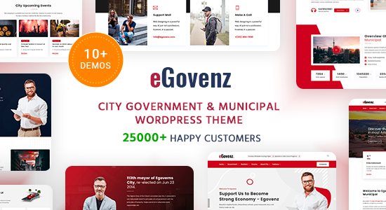 eGovenz - City Government WordPress Theme