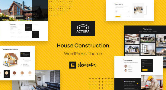 Actura - Chủ đề WordPress về xây dựng