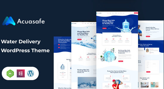 Acuasafe - Giao nước uống WordPress Theme