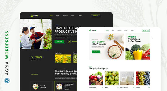 Agria - Chủ đề WordPress về Nông nghiệp
