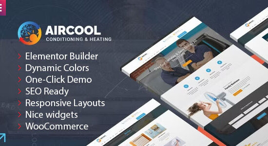 AirCool - Chủ đề WordPress Điều hòa và Sưởi ấm