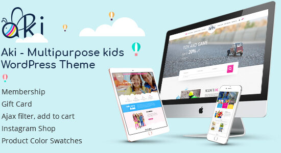 Aki - Chủ đề WordPress đa năng cho trẻ em