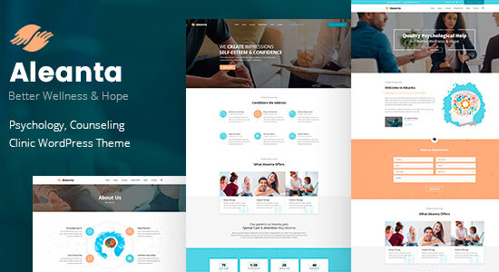 Aleanta - Chủ đề WordPress tư vấn tâm lý