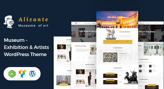 Alicante - Chủ đề WordPress về Bảo tàng & Triển lãm