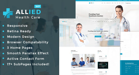 Allied Health Care - Chủ đề WordPress về sức khỏe và y tế