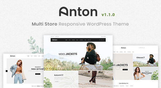 Anton - Chủ đề WordPress đáp ứng nhiều cửa hàng