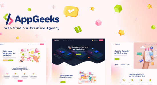 AppGeeks | Chủ đề WordPress cho Web Studio & Creative Agency