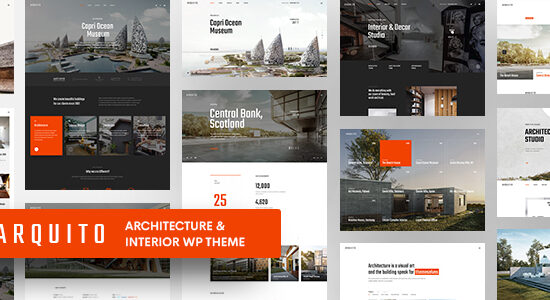 Arquito - Chủ đề WordPress về Kiến trúc & Nội thất 3D