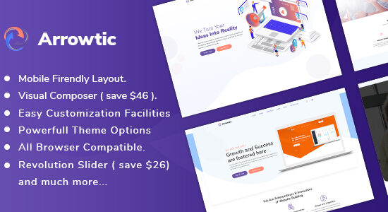 Arrowtic - Chủ đề WordPress của Cơ quan Tiếp thị Kỹ thuật số