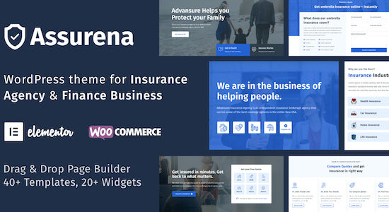 Assurena - Chủ đề WordPress của Cơ quan Bảo hiểm