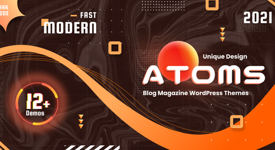 Atoms - Chủ đề tạp chí và blog WordPress