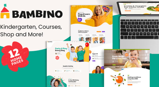 Bambino - Chủ đề WordPress về Chăm sóc Trẻ em & Em bé