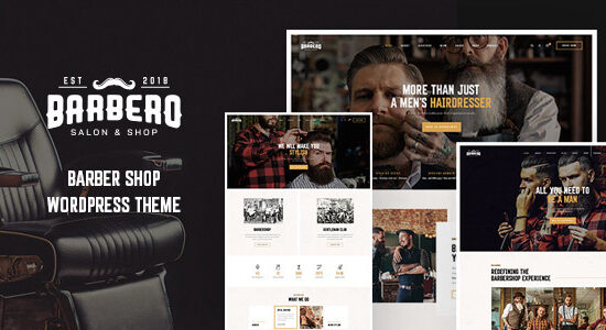 Barbero - Chủ đề WordPress cho tiệm làm tóc