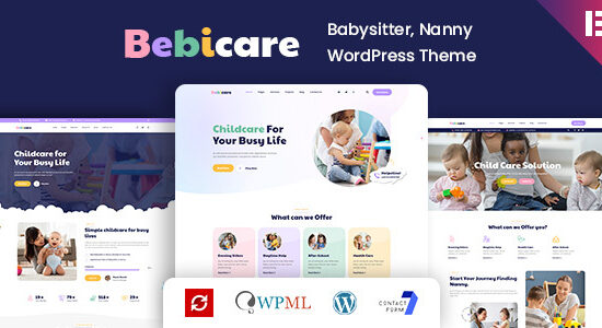 Bebicare - Chủ đề WordPress cho người trông trẻ