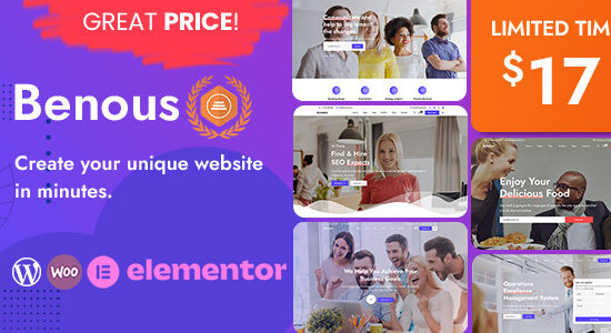 Benous - Chủ đề WordPress đa năng Elementor