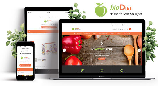 BioDiet - Chủ đề WordPress về dinh dưỡng và giảm cân