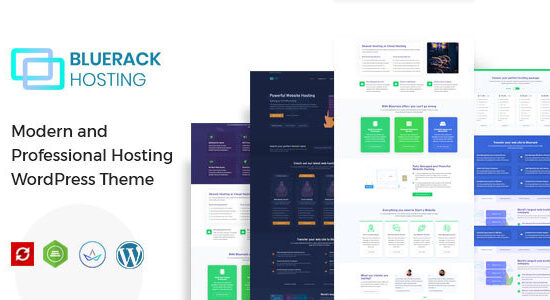 Bluerack - Chủ đề WordPress lưu trữ hiện đại