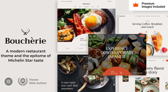 Boucherie - Chủ đề WordPress nhà hàng