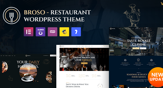 Broso - Chủ đề WordPress Nhà hàng & Quán cà phê