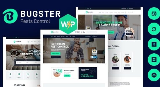 Bugster | Chủ đề WordPress về Kiểm soát côn trùng và dịch hại cho Dịch vụ tại nhà