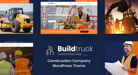 BuildTruck - Chủ đề WordPress về xây dựng