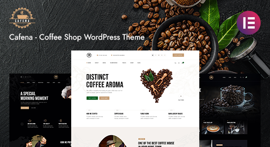 Cafena - Chủ đề WordPress cho quán cà phê