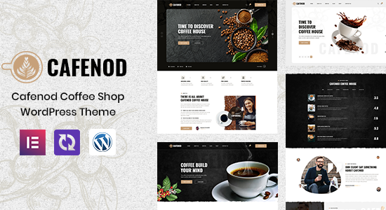 Cafenod - Chủ đề WordPress cho quán cà phê