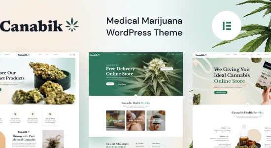 Canabik - Chủ đề WordPress về cần sa y tế