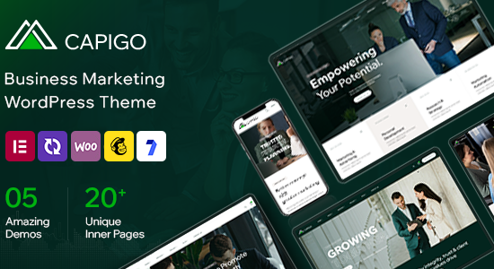 Capigo - Chủ đề WordPress Tiếp thị Kinh doanh