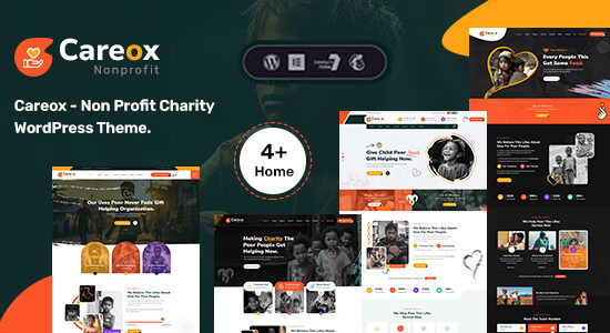 Careox - Chủ đề WordPress từ thiện phi lợi nhuận