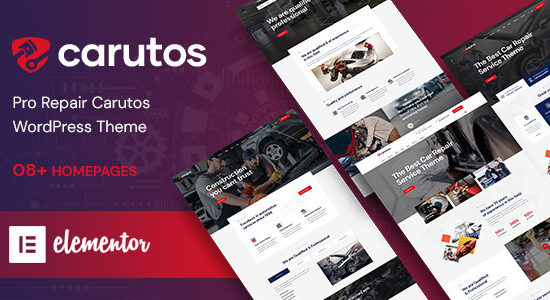 Carutos - Car Repair Services & Auto Parts WooCommerce WordPress Theme