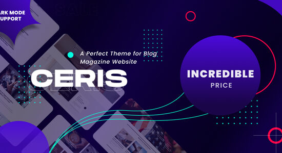 Ceris - Chủ đề WordPress cho tạp chí và blog