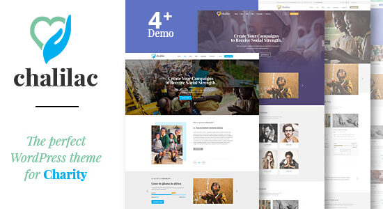 Chalilac - Chủ đề từ thiện WordPress