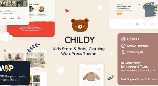 Childy — Chủ đề WordPress cho Cửa hàng trẻ em & Quần áo trẻ em