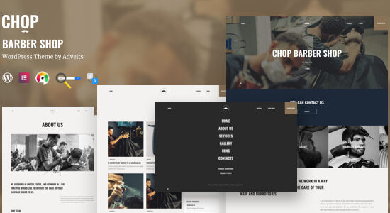 Chop - Chủ đề WordPress của tiệm cắt tóc
