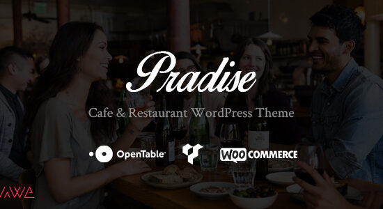 Chủ đề WordPress cho quán cà phê và nhà hàng Pradise