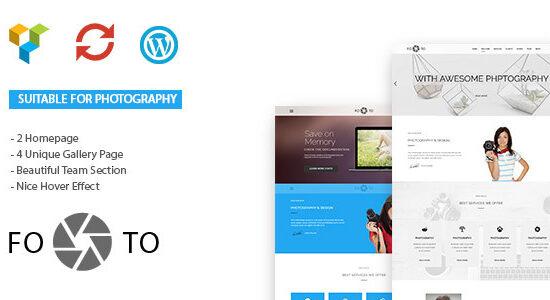 Chủ đề WordPress của Footo Photography