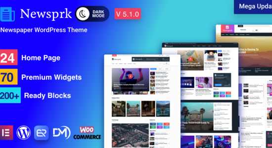 Chủ đề WordPress của báo Newsprk