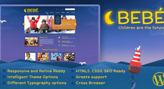 Chủ đề WordPress đáp ứng BeBe