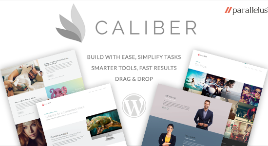 Chủ đề WordPress đáp ứng - Caliber