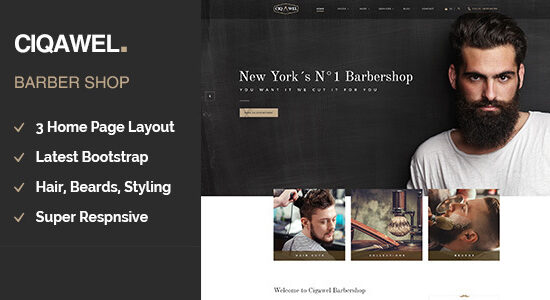 Cigawel - Chủ đề WordPress tiệm cắt tóc