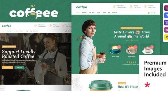 Coffeee - Chủ đề WordPress cho quán cà phê & cửa hàng cà phê