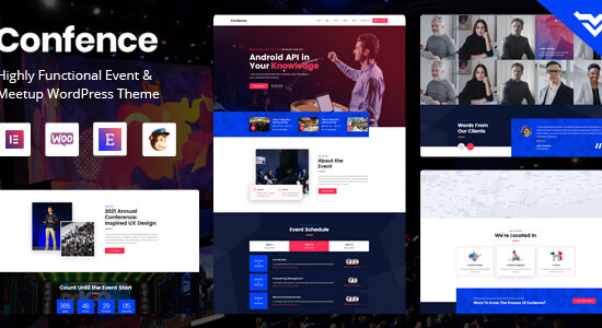 Confence - Chủ đề WordPress Sự kiện & Gặp gỡ