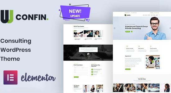 Confin - Chủ đề WordPress cho doanh nghiệp tư vấn