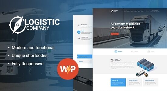 Công ty hậu cần - Giao thông vận tải WordPress Theme